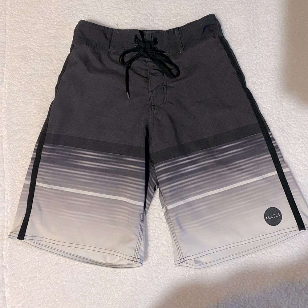 Mens Swimtrunks black/white size S